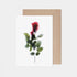 Pink Rose Stem Card